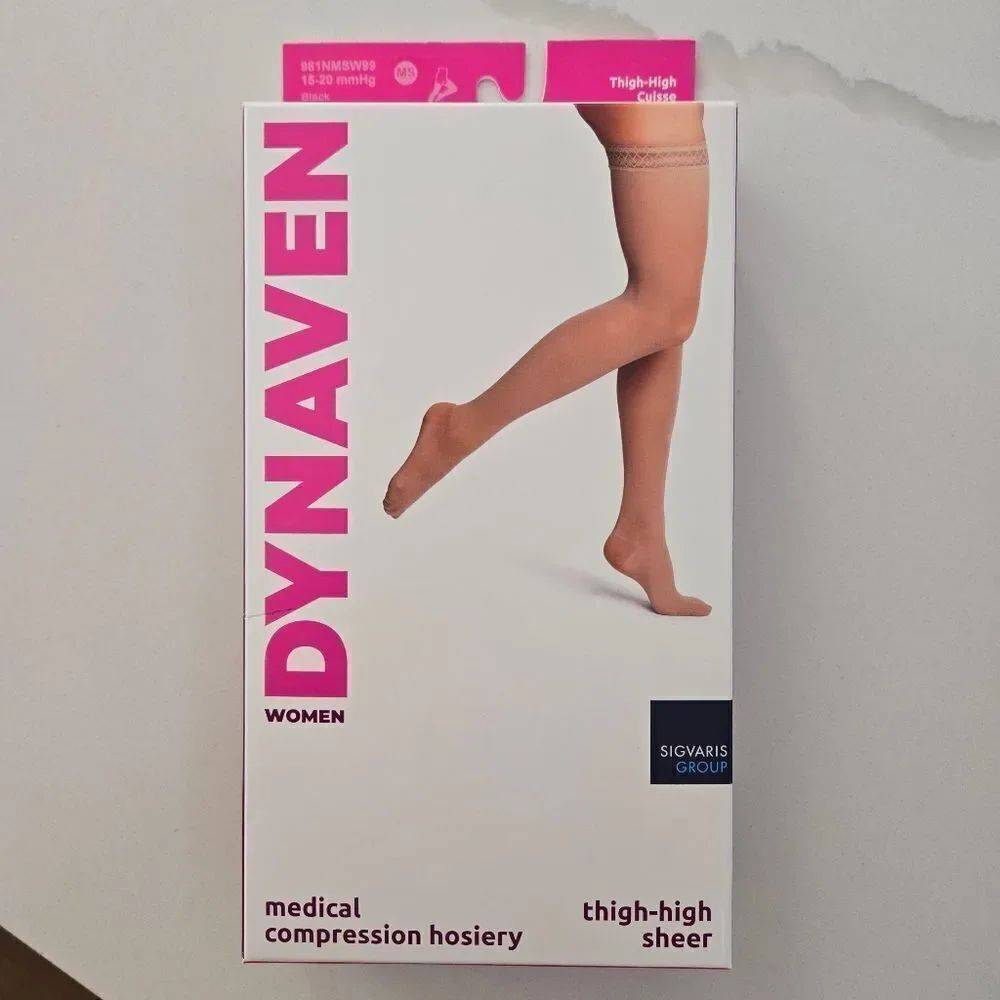 DYNAVEN Medical Compression Hosiery Pantyhose Size M S- Black